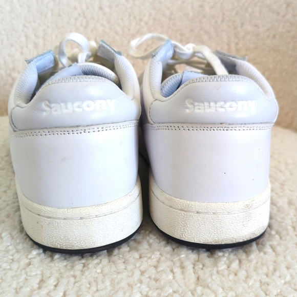 Saucony Jazz Court PU Leather Men's Tennis Shoes - Picture 8 of 11